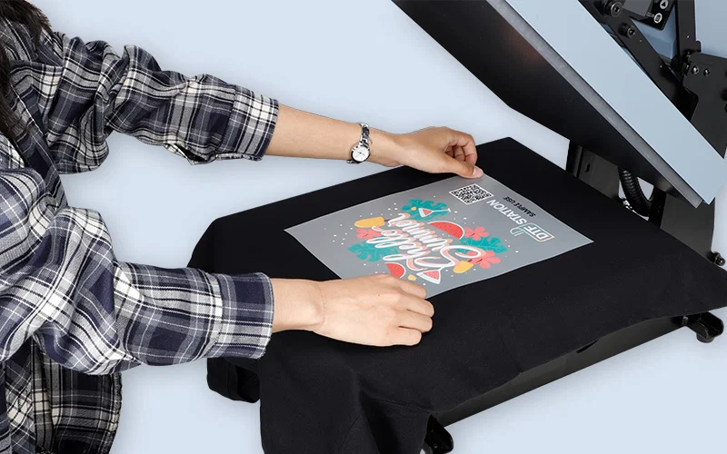 Custom garment printing